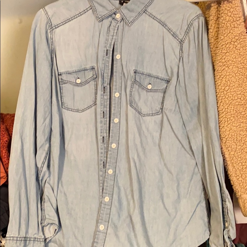 Chambray button down